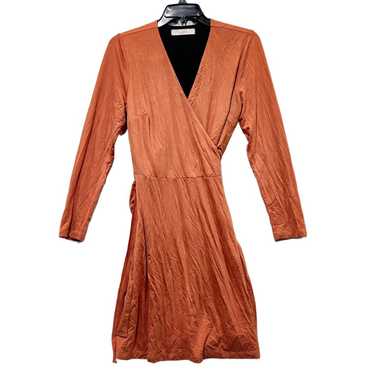 Loft LOFT Ann Taylor Women's Rust Long Sleeve Wra… - image 1