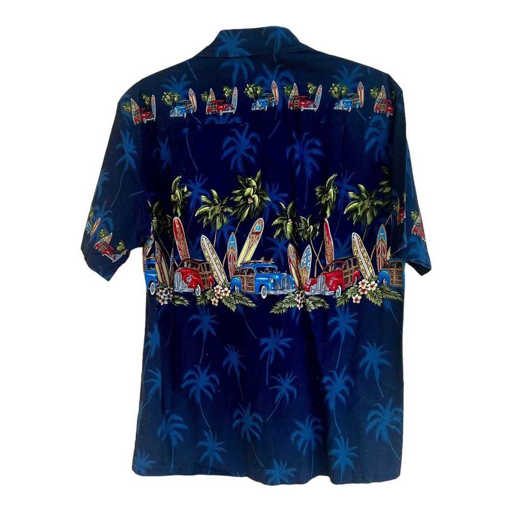 Vintage Vintage Hawaiian Surfboard & Woodies Shirt - image 4