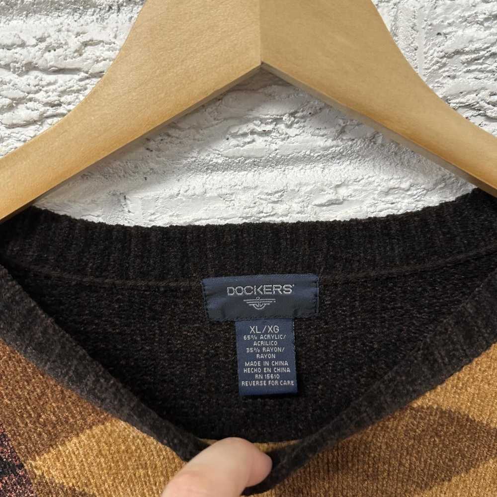 Dockers Vintage Dockers Sweater Retro XL - image 4