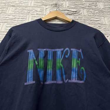 Nike Vintage 80s Nike Rep Boot Long Sleeve Shirt … - image 1