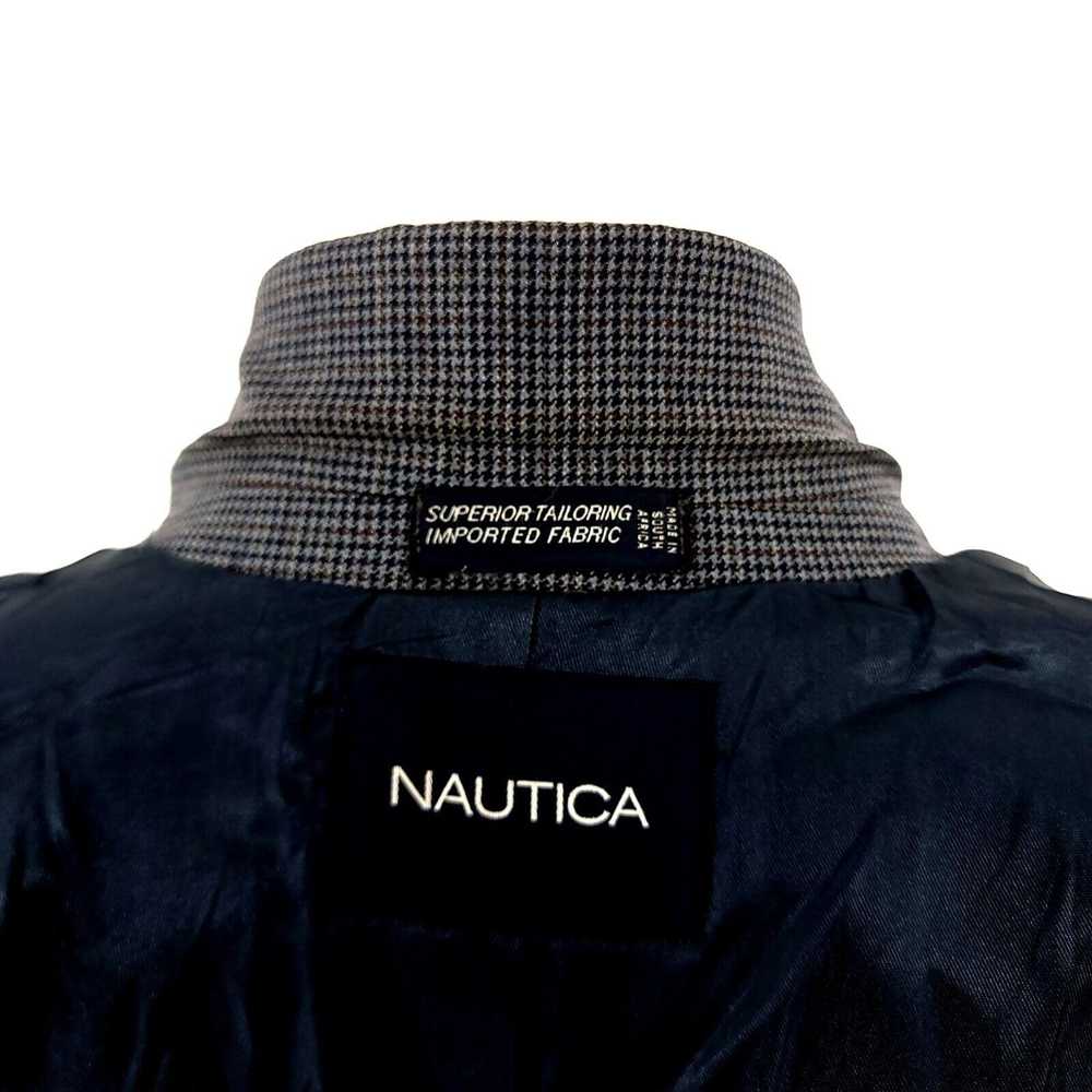 Nautica Nautica Wool 3 Button Sport Coat 40S Blue… - image 11