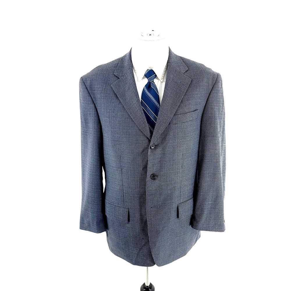 Nautica Nautica Wool 3 Button Sport Coat 40S Blue… - image 3