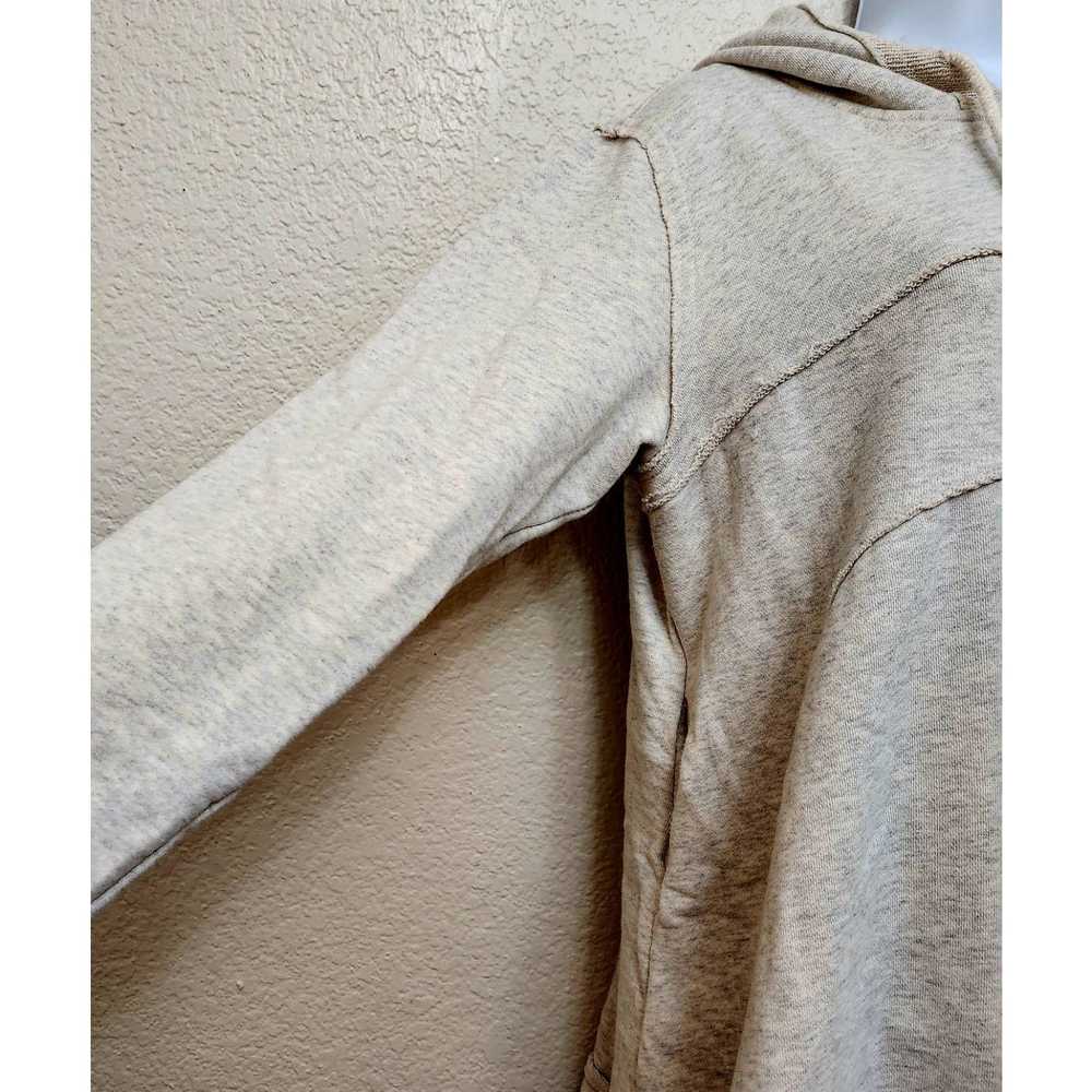 Other Easel Light Gray Full Zip Hooded Sweatshirt… - image 2