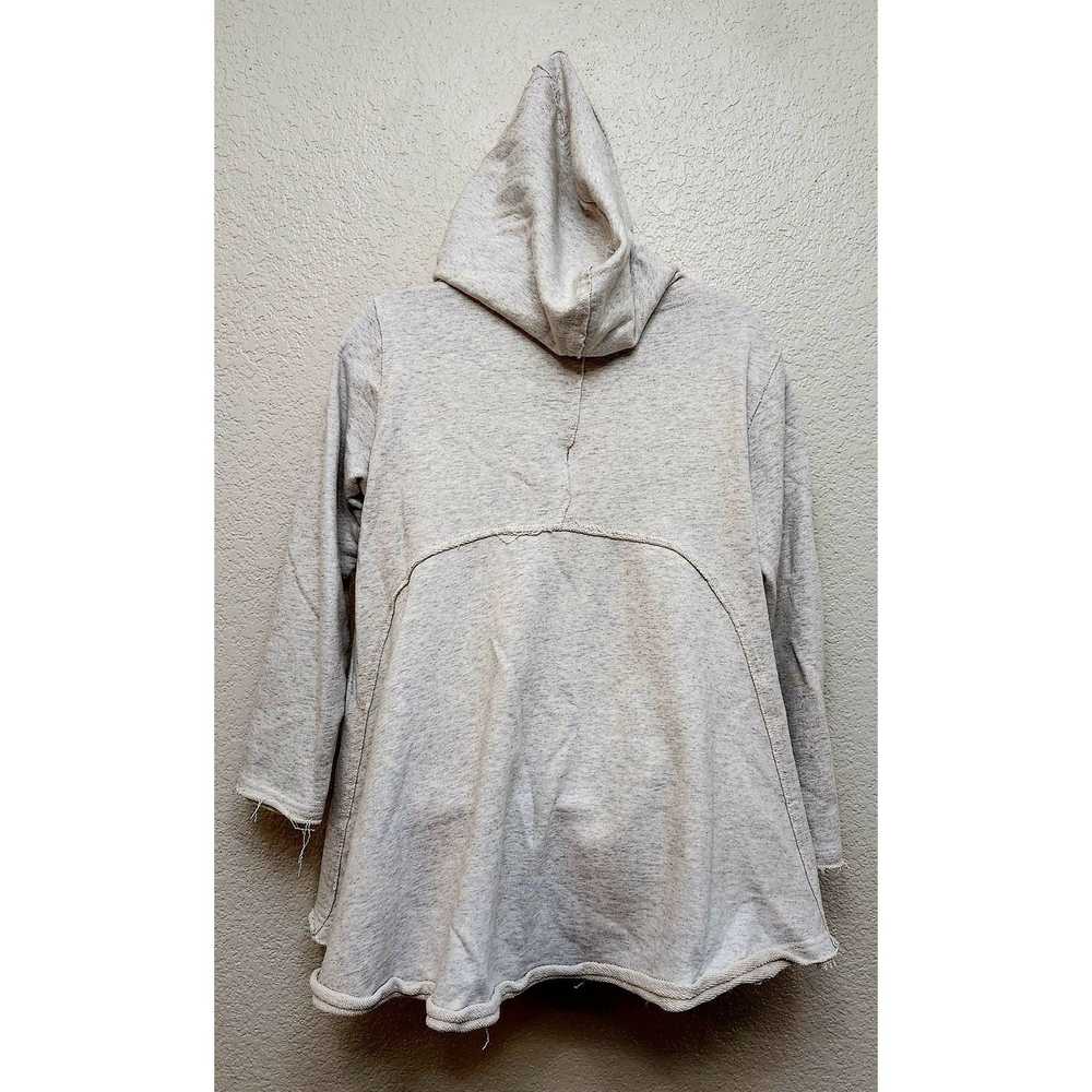 Other Easel Light Gray Full Zip Hooded Sweatshirt… - image 4