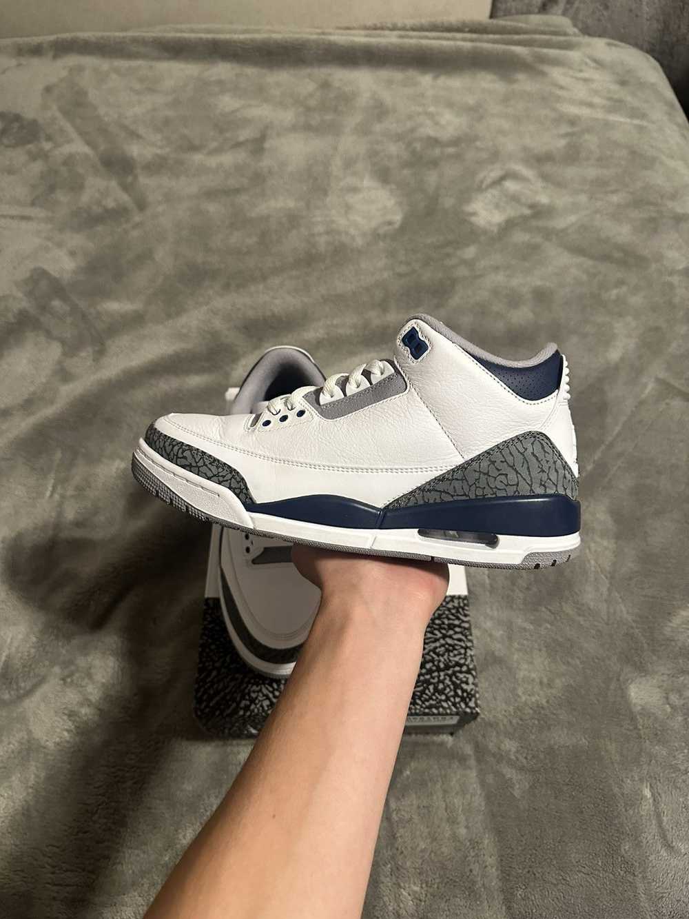 Jordan Brand × Nike Jordan 3 midnight navy Worn 1x - image 1