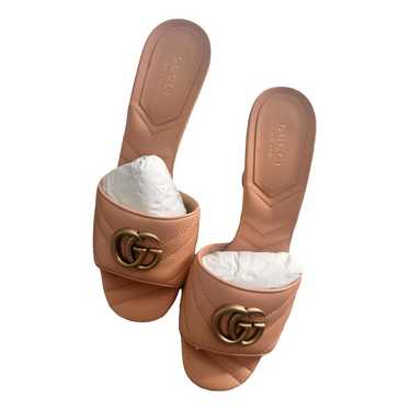 Gucci Marmont leather heels - image 1