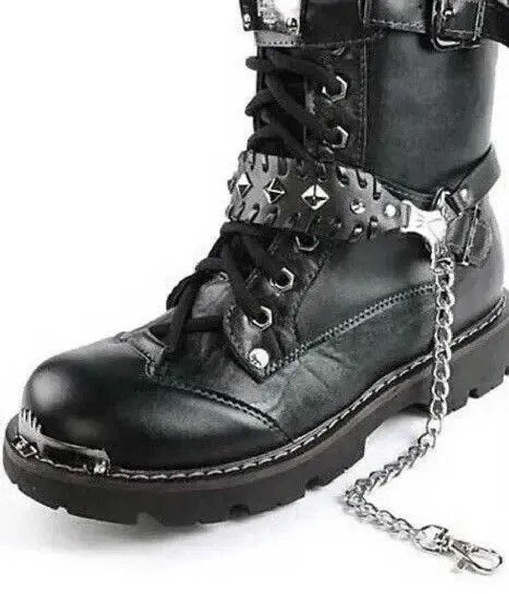 Chain × Skulls × Streetwear Punk Rivet Chain Shoe… - image 3