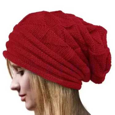 Streetwear Knitted Baggy Beanie Oversized Winter … - image 1