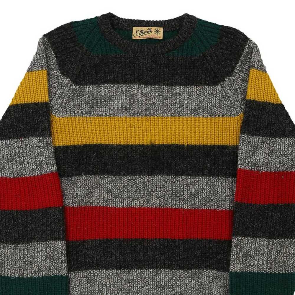 S.Moritz Striped Jumper - XL Multicoloured Wool - image 3