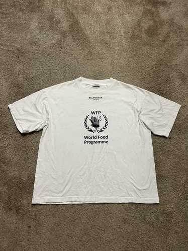 Balenciaga Balenciaga World Food Programme Tee Whi