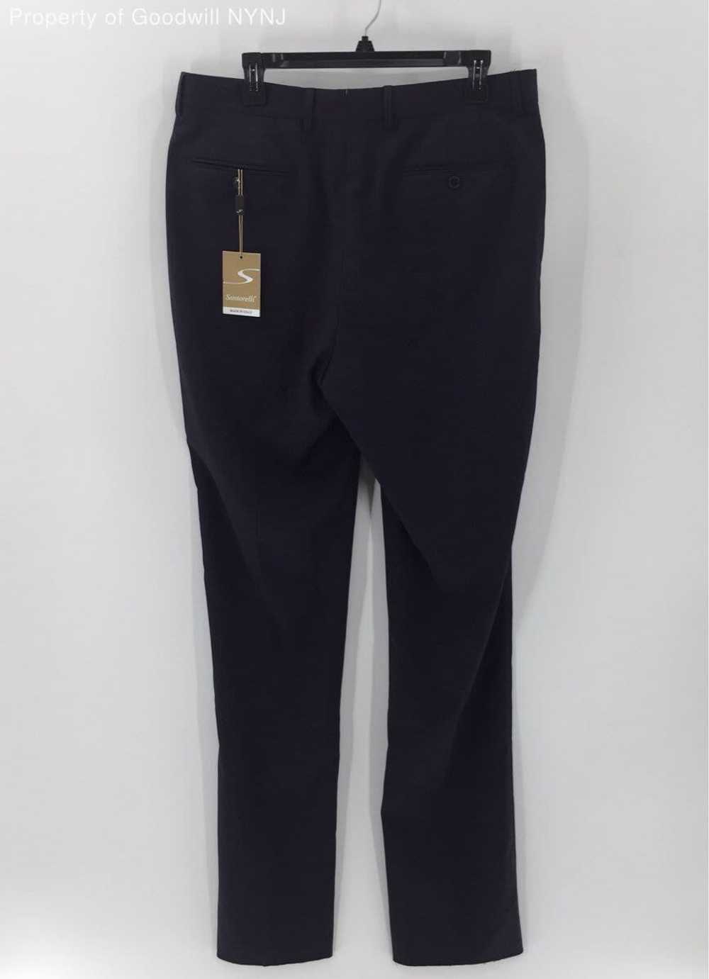 Santorelli Men's Wool Roma Dress Pants Midnight B… - image 3