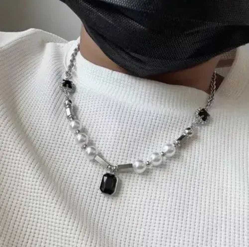 Chain × Streetwear × Vintage Stone Necklace Casua… - image 2