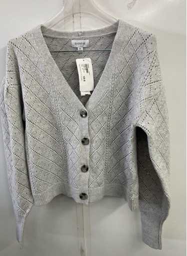 Evereve Women's Gray Cardigan Sweater Sz XS NWT