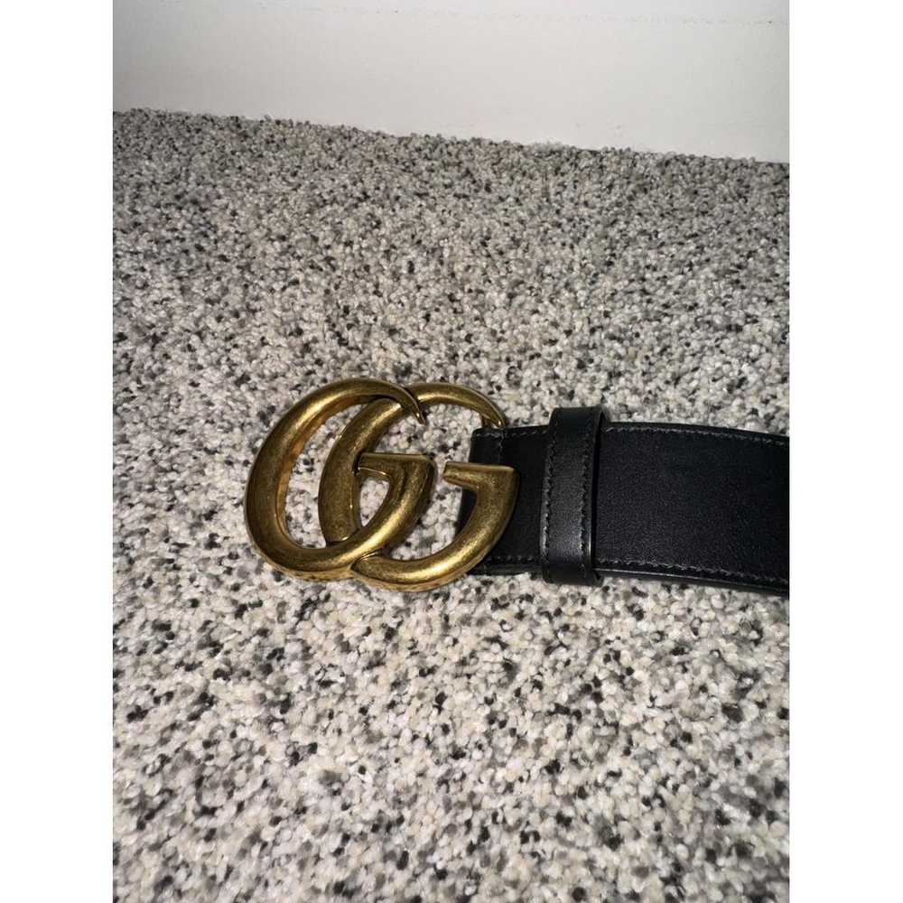 Gucci Gg Buckle leather belt - image 2