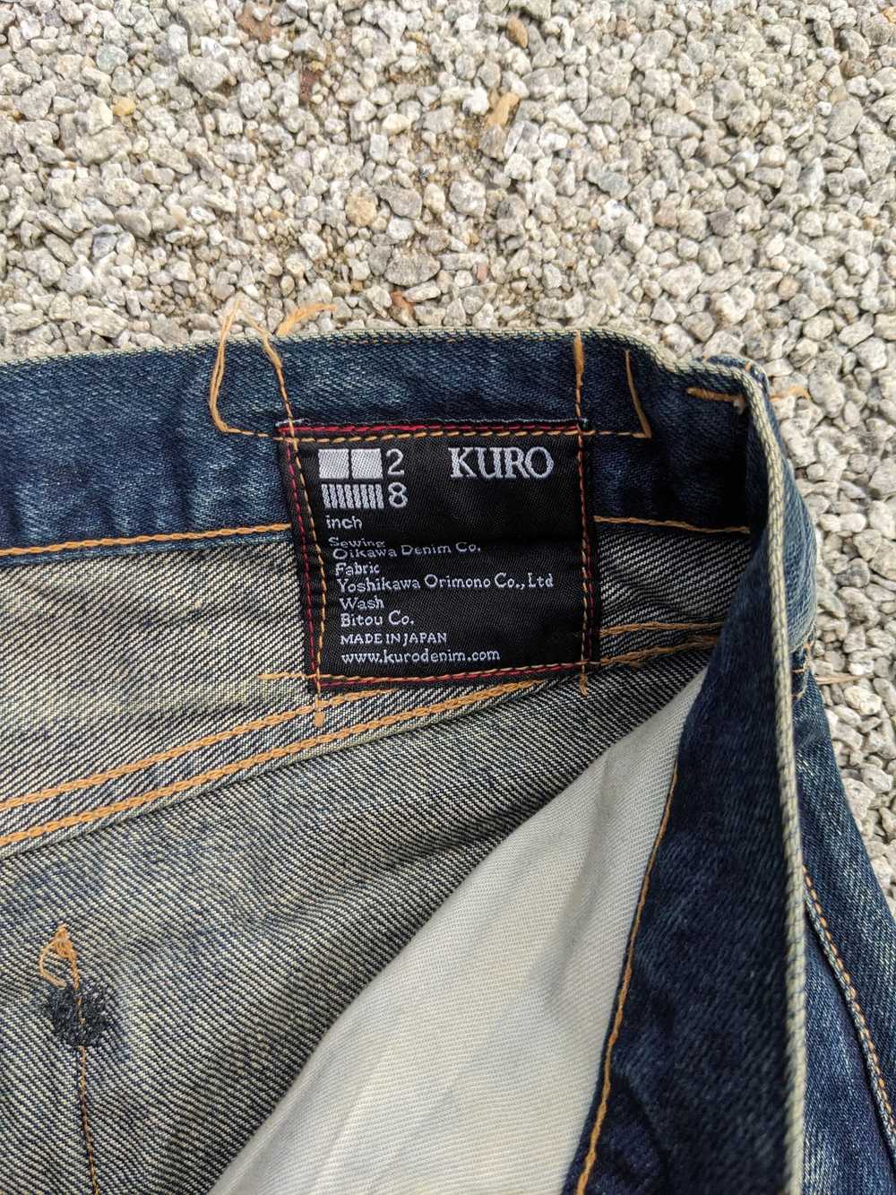 Japanese Brand × Kuro × Rare Kuro Faded Selvedged… - image 7