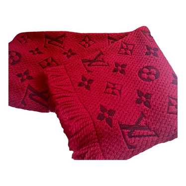 Louis Vuitton Logomania wool scarf