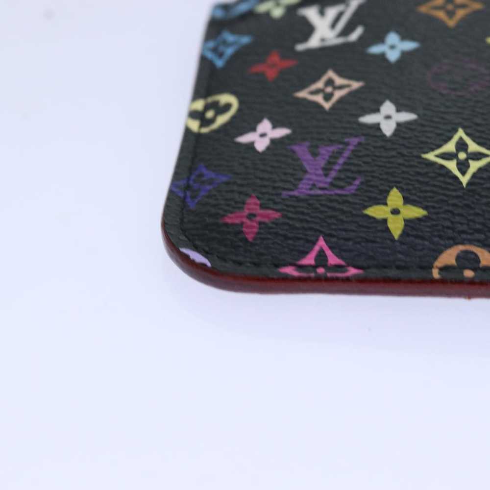 Louis Vuitton Pochette Clés Black Canvas Wallet (… - image 11