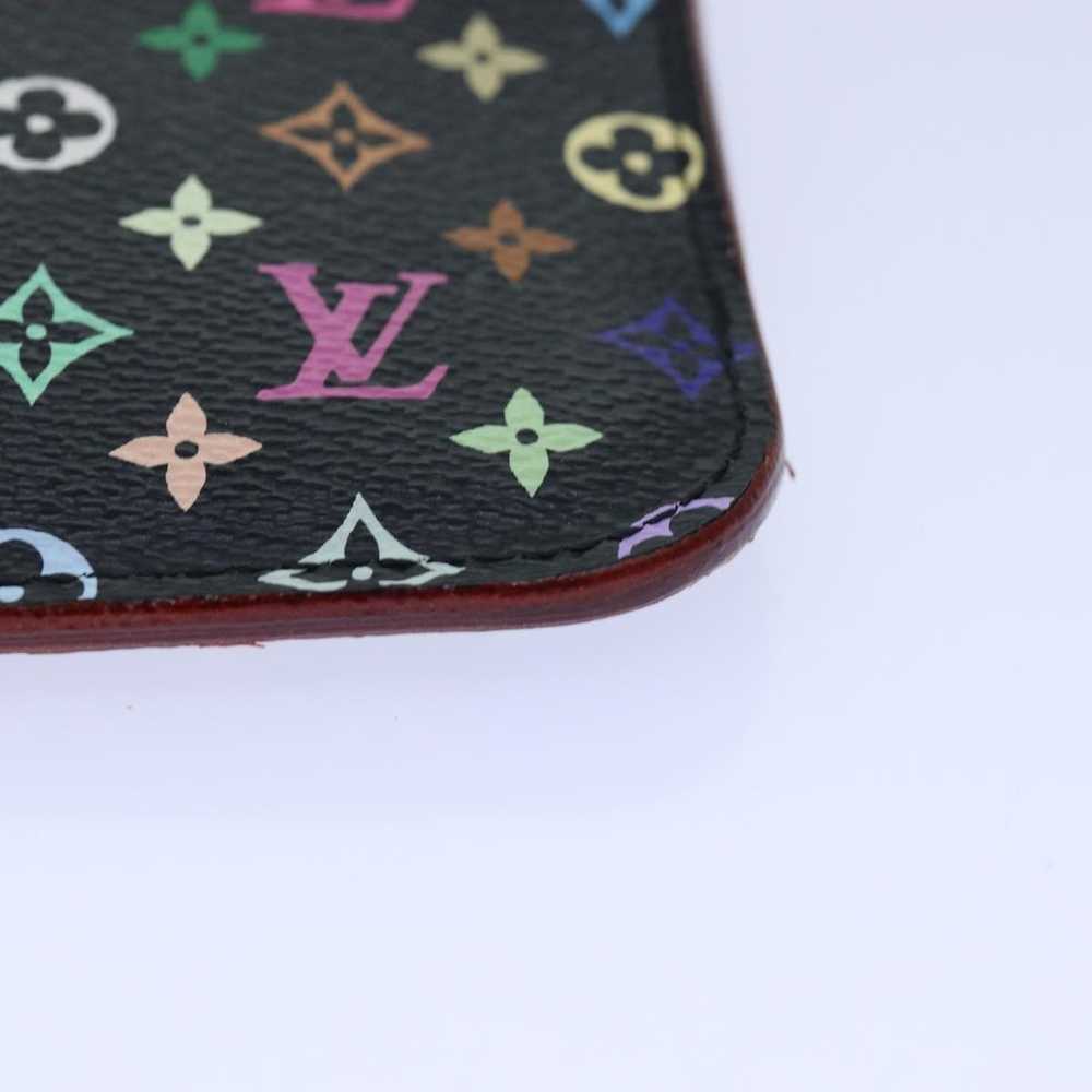 Louis Vuitton Pochette Clés Black Canvas Wallet (… - image 12