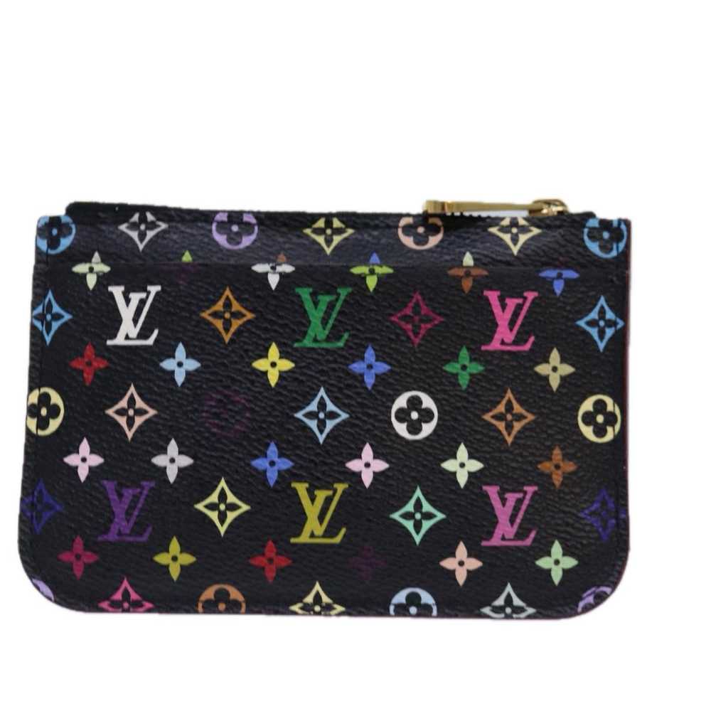 Louis Vuitton Pochette Clés Black Canvas Wallet (… - image 2