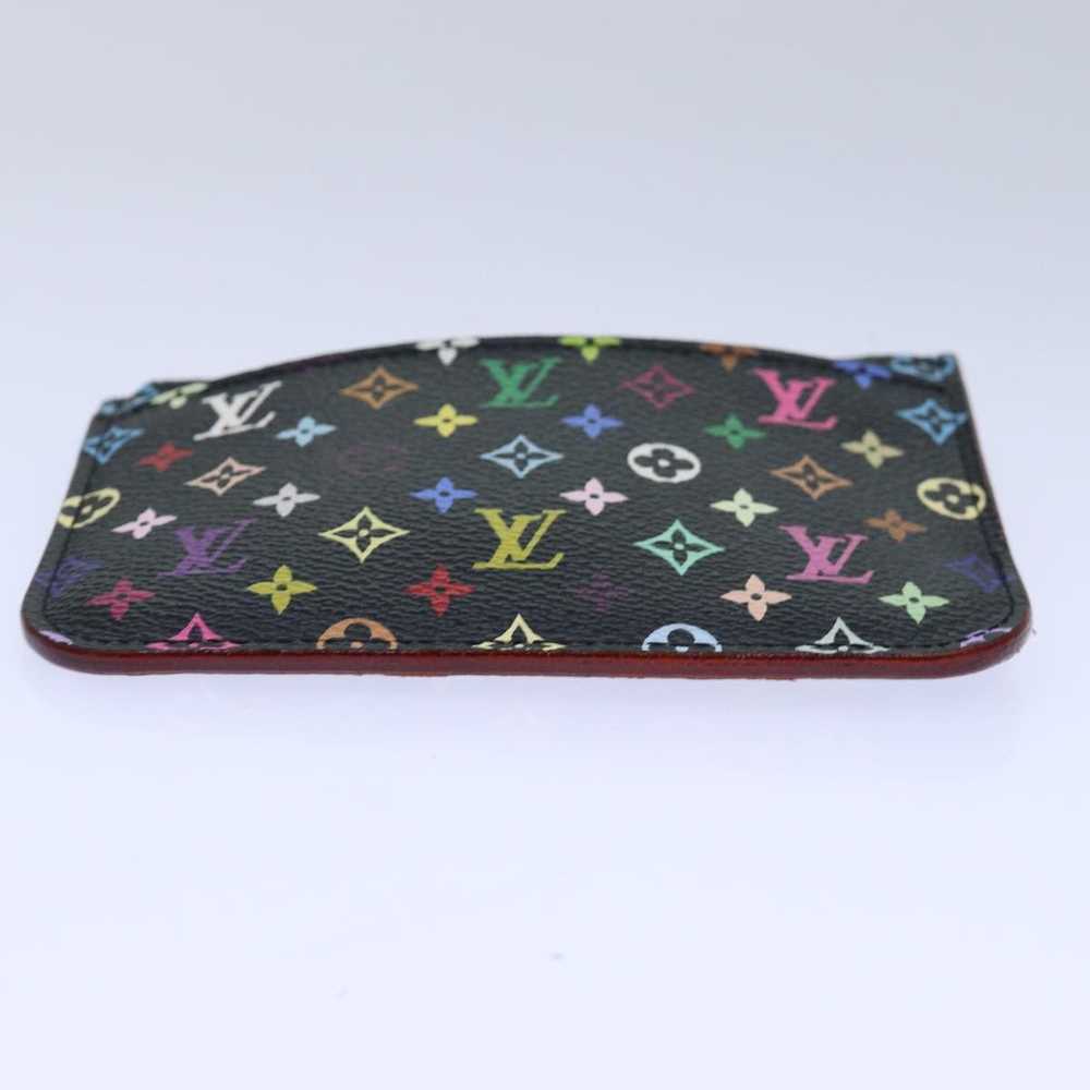 Louis Vuitton Pochette Clés Black Canvas Wallet (… - image 3