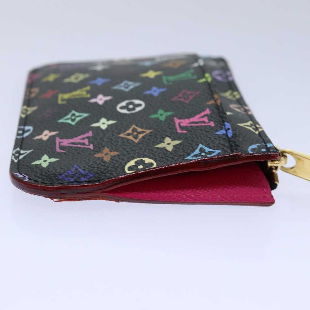 Louis Vuitton Pochette Clés Black Canvas Wallet (… - image 4