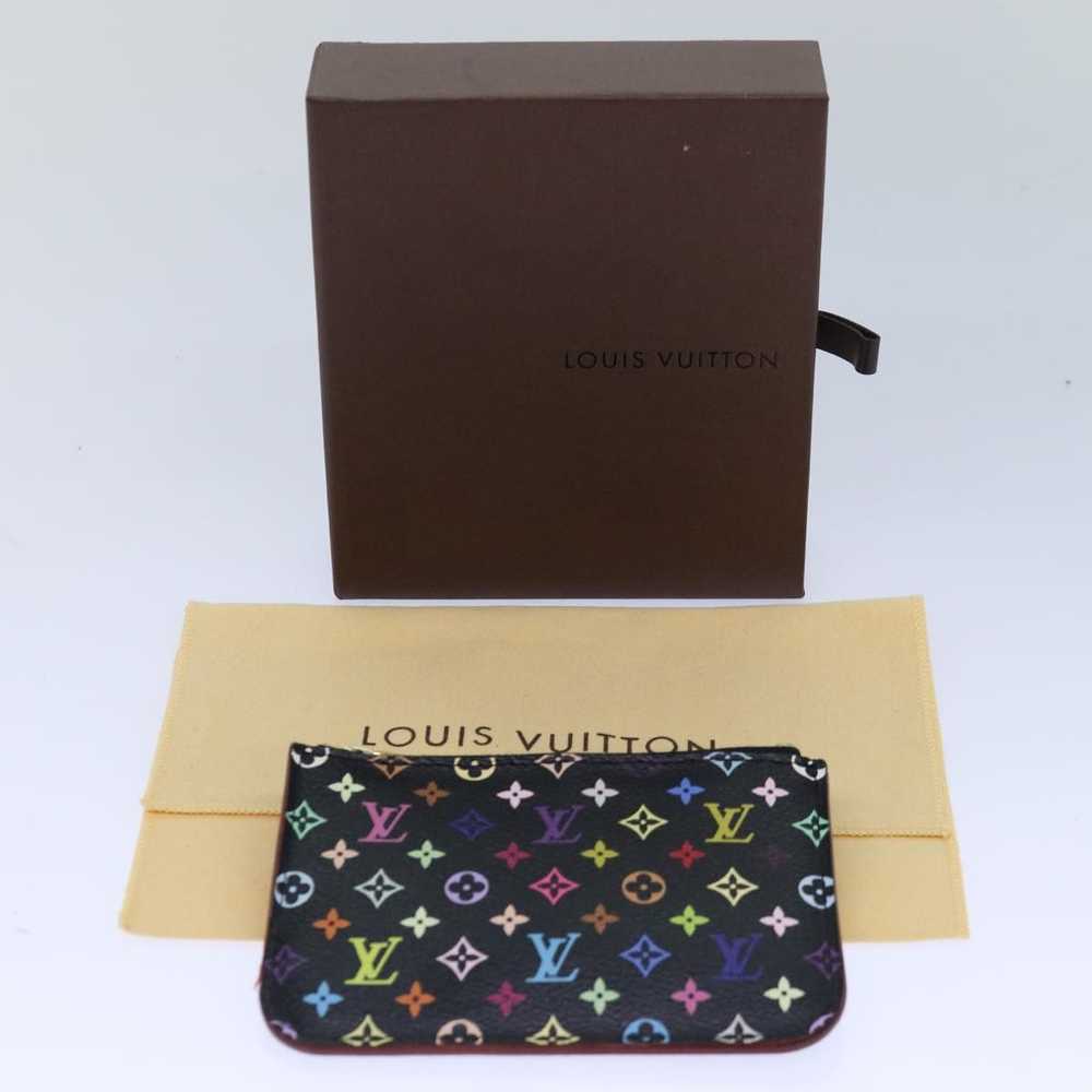 Louis Vuitton Pochette Clés Black Canvas Wallet (… - image 7