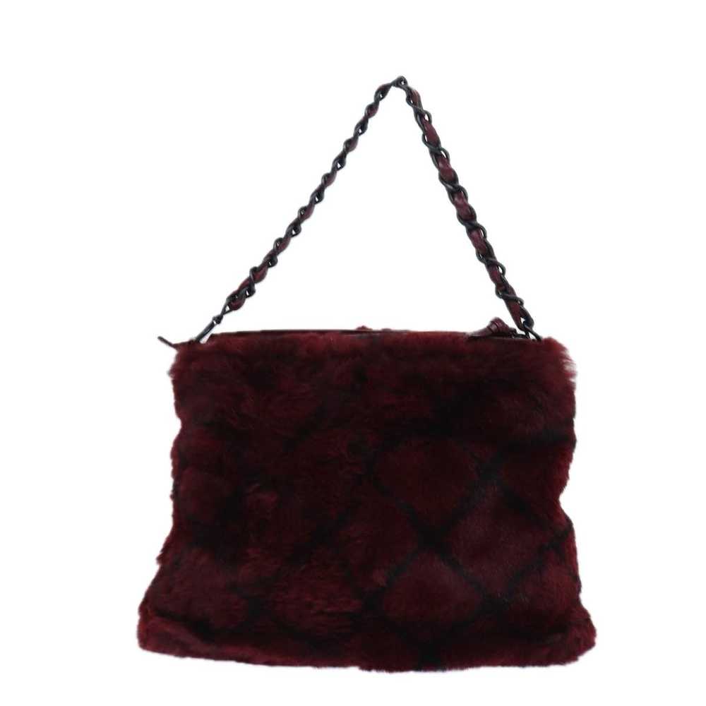 Chanel Red Fur Handbag (Pre-Owned) - image 2