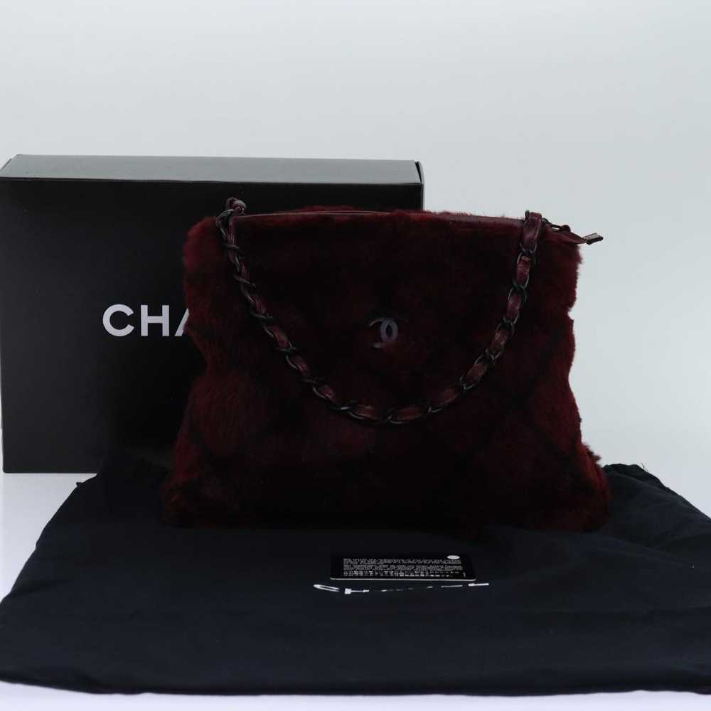 Chanel Red Fur Handbag (Pre-Owned) - image 8