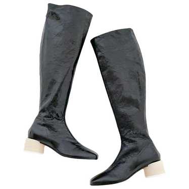 MM6 Leather boots