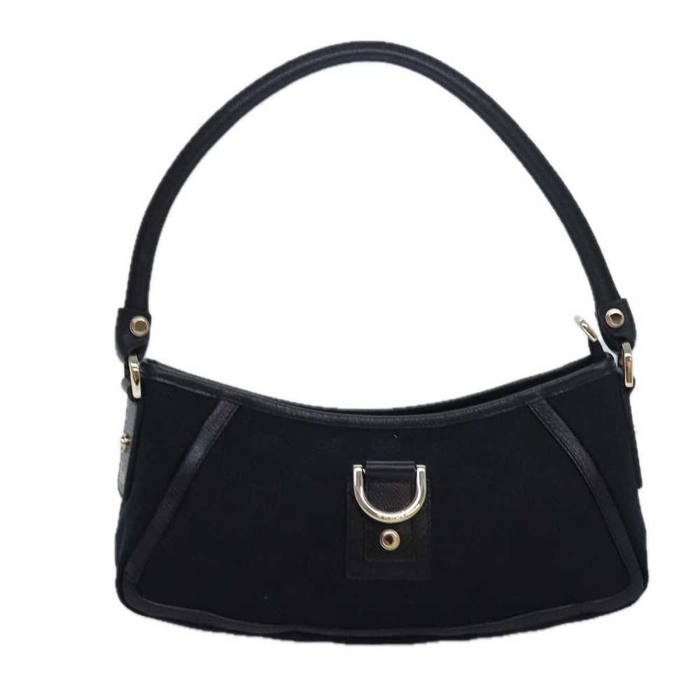 Gucci Abbey Black Canvas Handbag (Pre-Owned) - image 1