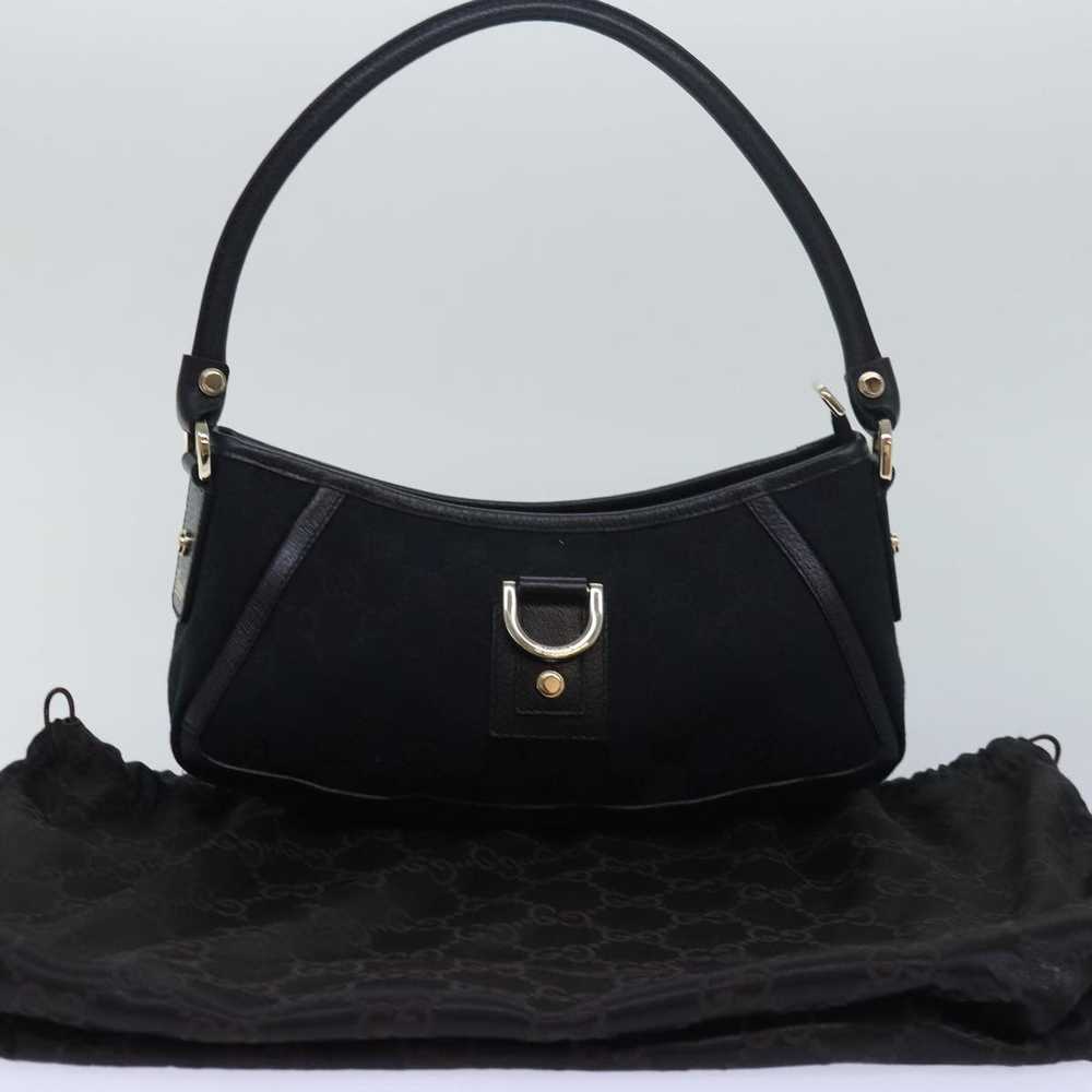 Gucci Abbey Black Canvas Handbag (Pre-Owned) - image 8