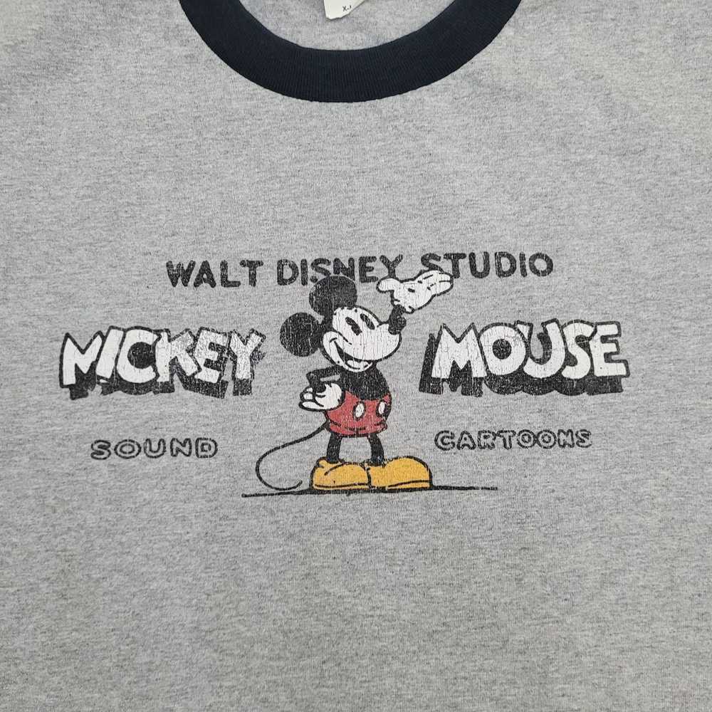 Disney Vintage Disney Mickey-Mouse Ringer Shirt X… - image 11