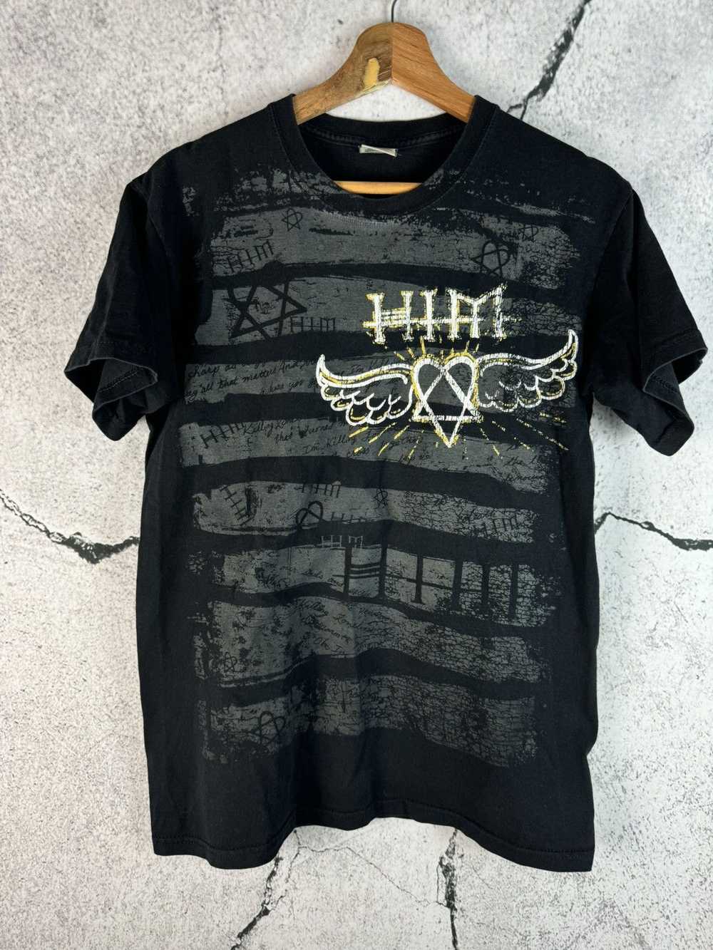 Band Tees × Rock T Shirt × Vintage Vintage Him Ba… - image 1