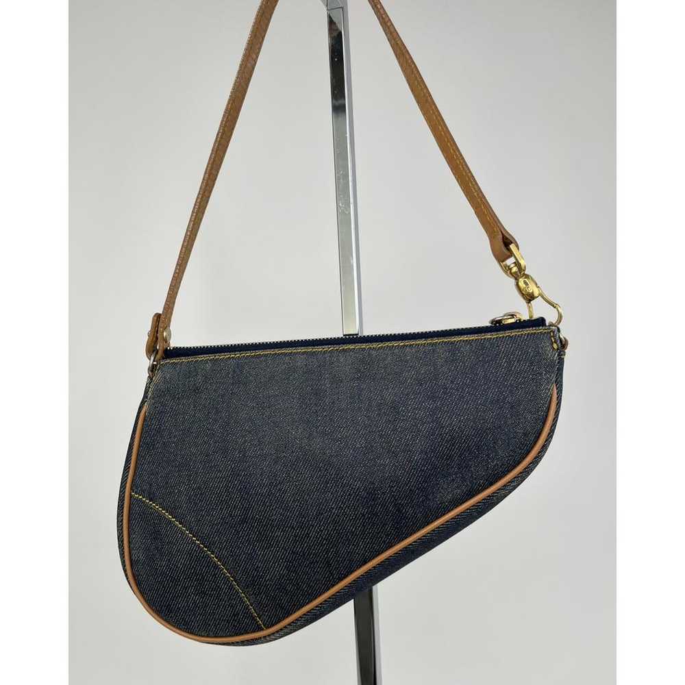 Dior Saddle vintage Classic cloth handbag - image 5