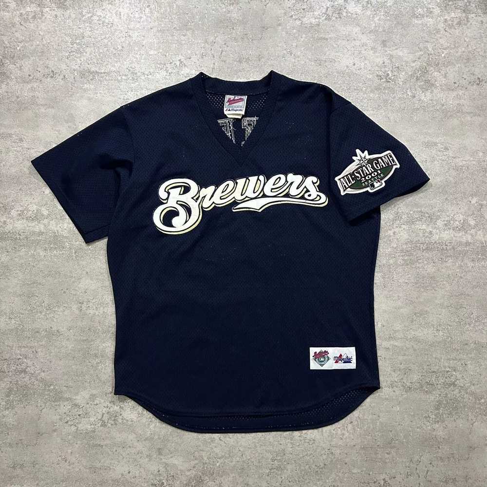 MLB × Majestic × Vintage MILWAUKEE BREWERS BEN SH… - image 2