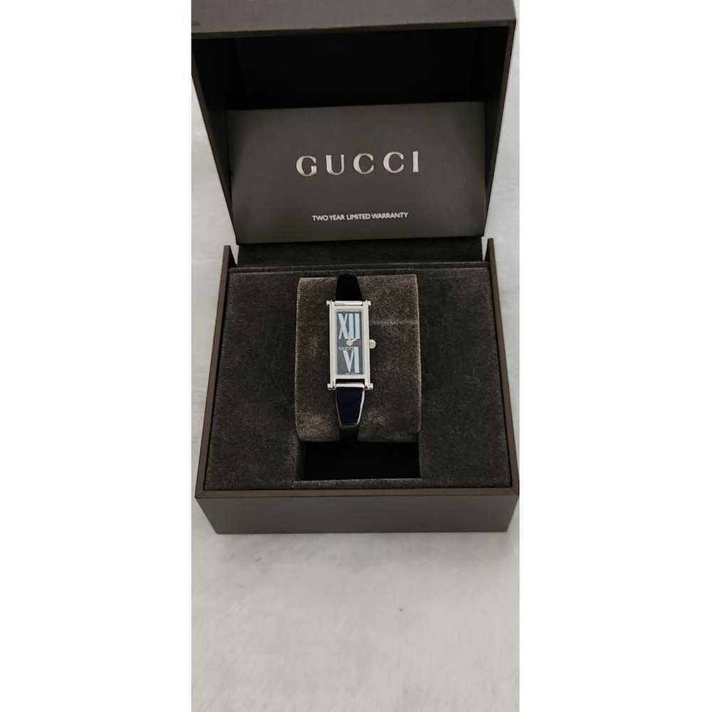 Gucci Horsebit silver watch - image 3