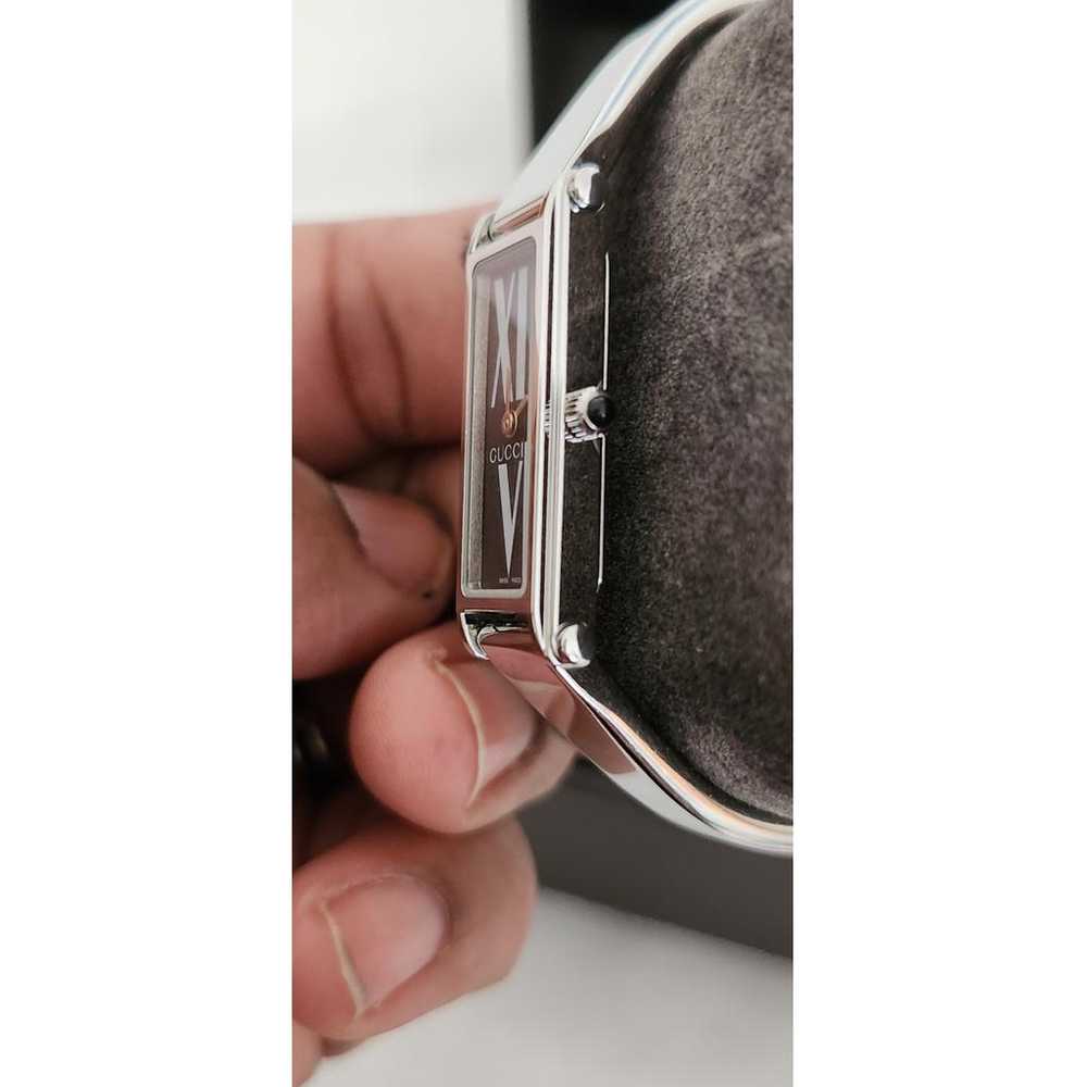 Gucci Horsebit silver watch - image 4