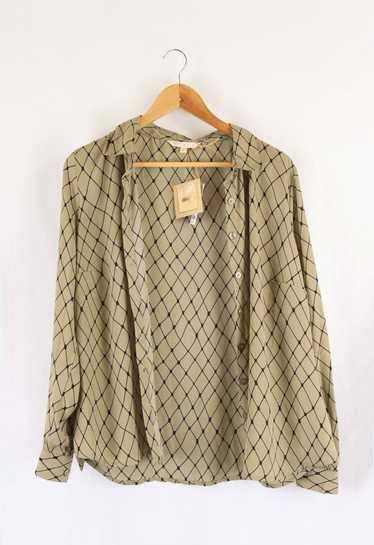 Noni B Green Button Down Top 14 by Reluv Clothing