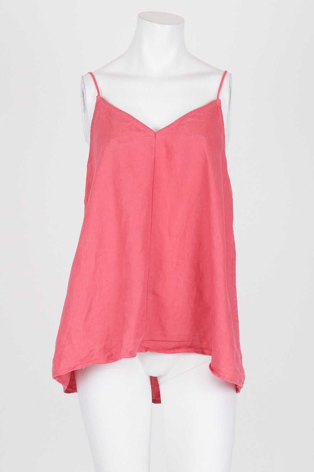 Country Road Pink 100% French Linen Top 12 by Rel… - image 1