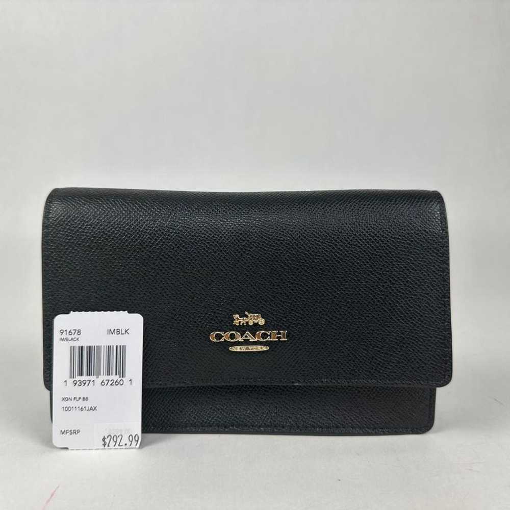 Coach Leather clutch bag - image 5