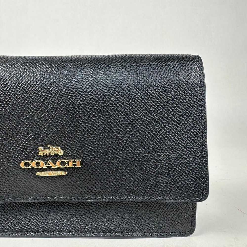 Coach Leather clutch bag - image 6