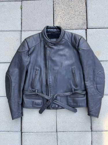 Leather Jacket × Racing × Vintage Vintage Genuine 