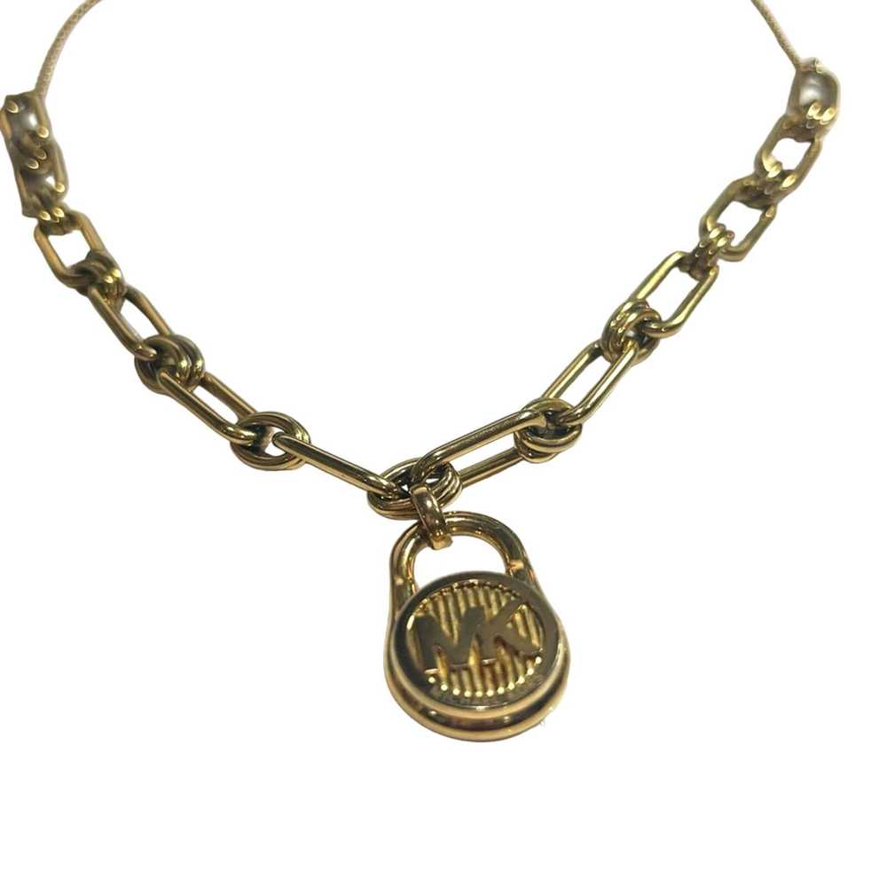 Michael Kors MICHAEL KORS Logo Padlock Pendant Ch… - image 2