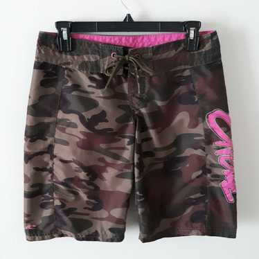 Oneill VTG Y2K O'Neill Camo Board Shorts - image 1