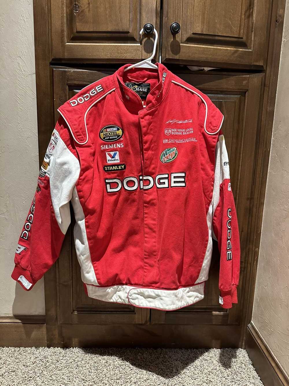 Chase Authentics Vintage dodge nascar jacket - image 1