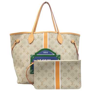 Louis Vuitton Neverfull leather handbag