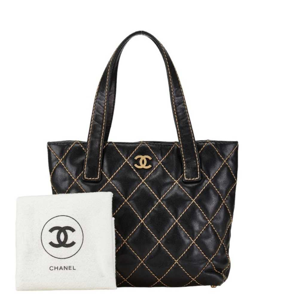 Chanel CHANEL Matelasse Coco Mark Wild Stitch Tot… - image 9