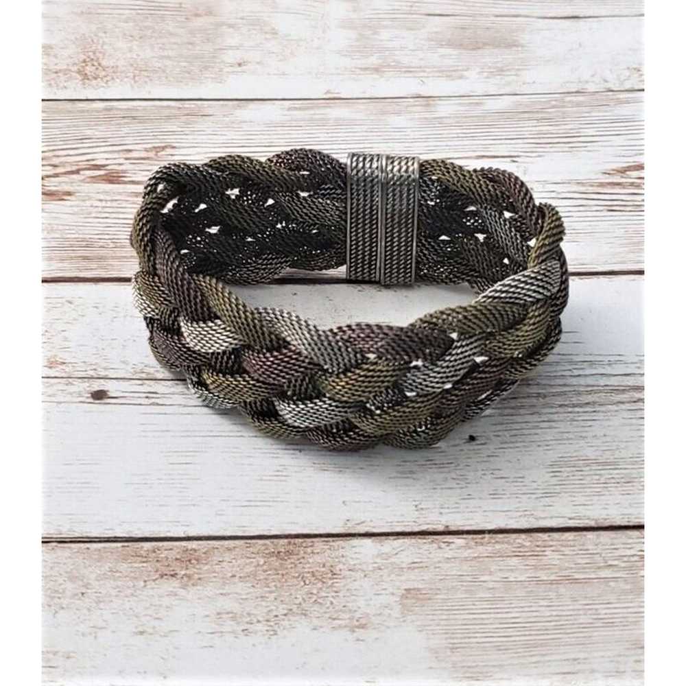 Other Vintage Bracelet / Bangle Multi Tone Woven … - image 3