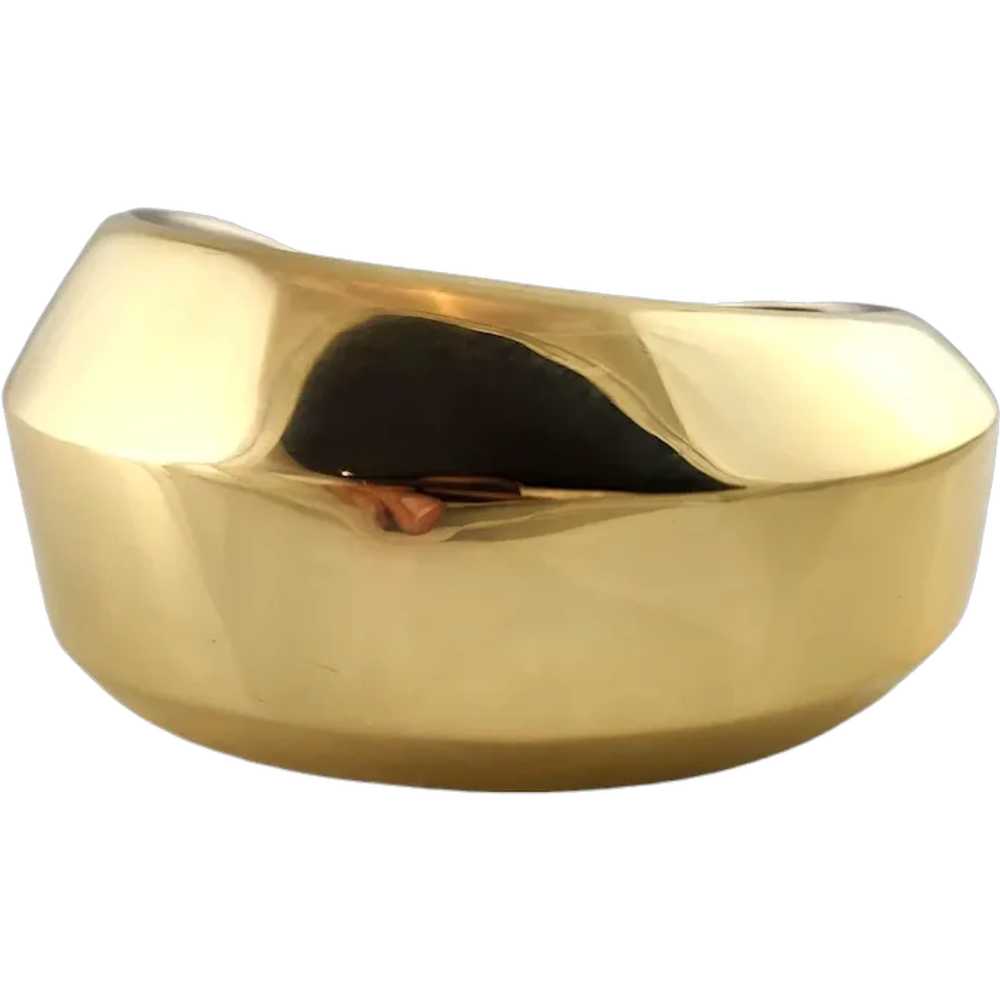 Pomellato 18 Karat Yellow Gold Wide Cuff Bracelet… - image 1