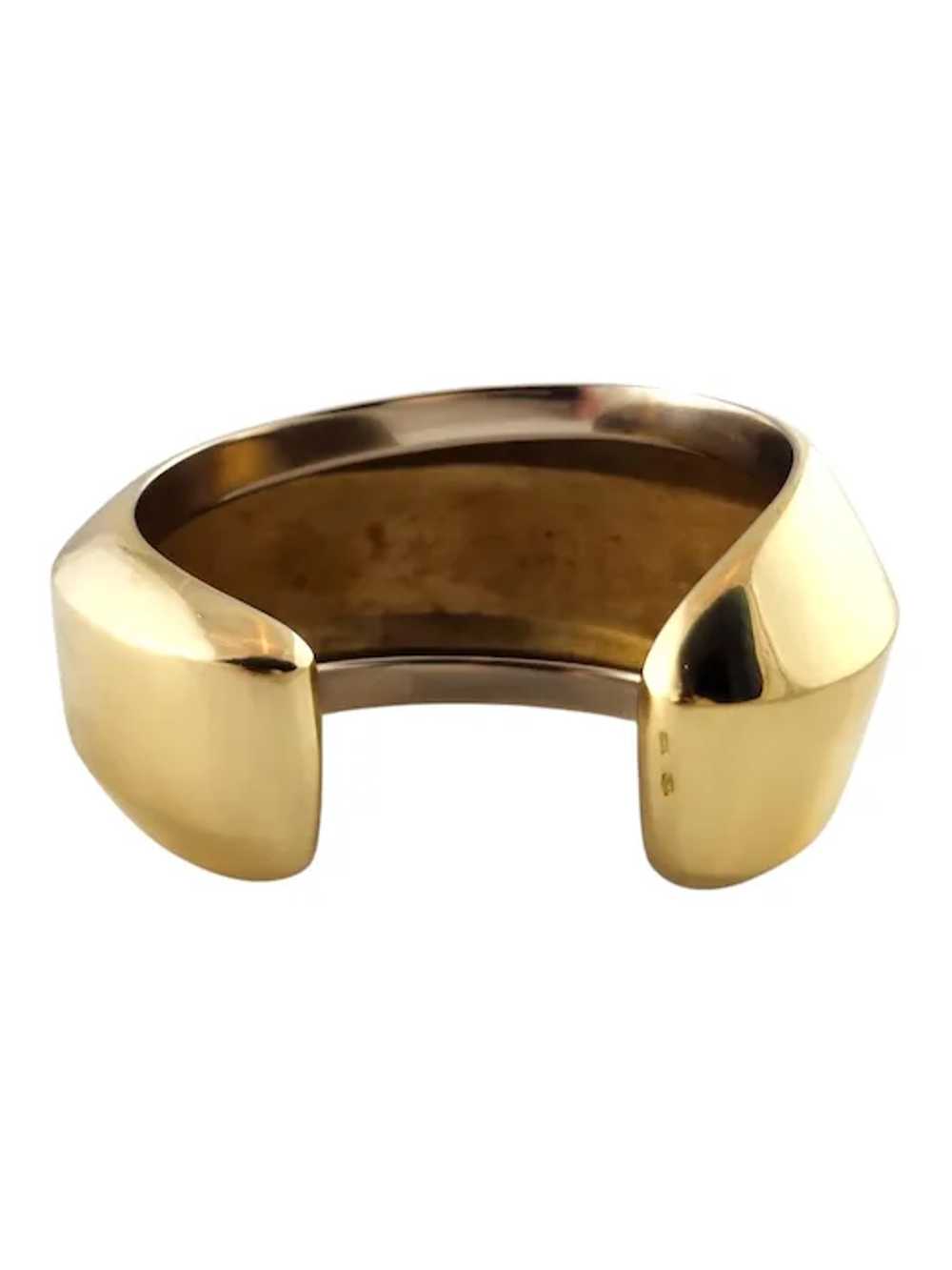 Pomellato 18 Karat Yellow Gold Wide Cuff Bracelet… - image 3